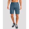 imageG Gradual Mens Hiking Cargo Shorts with 4 Zipper Pockets 9quot Quick Dry Lightweight Casual Work Shorts for Men Golf FishingDark Blue