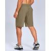 imageG Gradual Mens Hiking Shorts 7quot9quot Lightewight Casual Shorts for Men Quick Dry Stretch Golf Shorts with 3 Zipper PocketsMedium Khaki