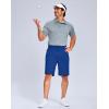 imageG Gradual Mens Hiking Shorts 7quot9quot Lightewight Casual Shorts for Men Quick Dry Stretch Golf Shorts with 3 Zipper PocketsRoyal Blue