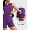 imageG Gradual Tennis Dress for Women Golf Outfits with Shorts and Pockets Sleeveless Active Exercise Athletic Dresses for WomenPurple