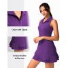 imageG Gradual Tennis Dress for Women Golf Outfits with Shorts and Pockets Sleeveless Active Exercise Athletic Dresses for WomenPurple