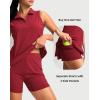 imageG Gradual Tennis Dress for Women Golf Outfits with Shorts and Pockets Sleeveless Active Exercise Athletic Dresses for WomenRed