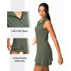imageG Gradual Tennis Dress for Women Golf Outfits with Shorts and Pockets Sleeveless Active Exercise Athletic Dresses for WomenSage Green