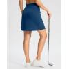 imageG Gradual Womens 18quot Golf Skorts Skirts with 3 Pockets High Waisted Athletic Skorts for Women Stretchy Tennis SkirtsBlue