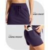 imageG Gradual Womens 18quot Golf Skorts Skirts with 3 Pockets High Waisted Athletic Skorts for Women Stretchy Tennis SkirtsDeep Purple