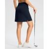 imageG Gradual Womens 18quot Golf Skorts Skirts with 3 Pockets High Waisted Athletic Skorts for Women Stretchy Tennis SkirtsNavy