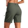 imageG Gradual Womens 7quot Hiking Cargo Shorts Quick Dry Lightweight Golf Outdoor Work Summer Travel Shorts with PocketsSage Green