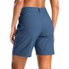 imageG Gradual Womens 7quot Hiking Cargo Shorts Quick Dry Lightweight Golf Outdoor Work Summer Travel Shorts with PocketsSlate Blue