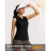 imageG Gradual Womens Golf Shirt Sleeveless Lightweight V Neck Tennis Polo Shirts with Collar Quick Dry Athletic Tops for WomenBlack
