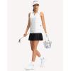 imageG Gradual Womens Golf Shirt Sleeveless Lightweight V Neck Tennis Polo Shirts with Collar Quick Dry Athletic Tops for WomenBlack Dot