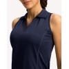 imageG Gradual Womens Golf Shirt Sleeveless Lightweight V Neck Tennis Polo Shirts with Collar Quick Dry Athletic Tops for WomenNavy
