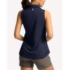 imageG Gradual Womens Golf Shirt Sleeveless Lightweight V Neck Tennis Polo Shirts with Collar Quick Dry Athletic Tops for WomenNavy