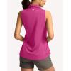 imageG Gradual Womens Golf Shirt Sleeveless Lightweight V Neck Tennis Polo Shirts with Collar Quick Dry Athletic Tops for WomenRosy