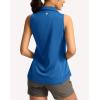 imageG Gradual Womens Golf Shirt Sleeveless Lightweight V Neck Tennis Polo Shirts with Collar Quick Dry Athletic Tops for WomenRoyal Blue