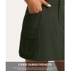 imageG Gradual Womens Skort 5 Pockets Cargo Skirt Golf Skirts Skorts for Women Casual Summer HikingArmy Green