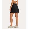 imageG Gradual Womens Skort 5 Pockets Cargo Skirt Golf Skirts Skorts for Women Casual Summer HikingBlack