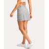imageG Gradual Womens Skort 5 Pockets Cargo Skirt Golf Skirts Skorts for Women Casual Summer HikingBright Grey