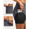 imageG Gradual Womens Skort 5 Pockets Cargo Skirt Golf Skirts Skorts for Women Casual Summer HikingDark Grey