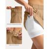 imageG Gradual Womens Skort 5 Pockets Cargo Skirt Golf Skirts Skorts for Women Casual Summer HikingDark Khaki