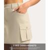 imageG Gradual Womens Skort 5 Pockets Cargo Skirt Golf Skirts Skorts for Women Casual Summer HikingKhaki