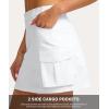 imageG Gradual Womens Skort 5 Pockets Cargo Skirt Golf Skirts Skorts for Women Casual Summer HikingWhite