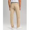 imageMens Golf Pants  30quot32quot34quot Slim Fit Stretch Lightweight Dress Pants for Men with Zipper Pockets Casual WorkLight KhakiW34 L30