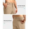 imageMens Golf Pants 30quot32quot34quot Stretch Dress Pants Quick Dry Casual Slacks Work Business Trousers for Men with PocketsKhakiW32 L30