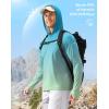 imageMens Sun Protection Hoodie Shirt UPF 50 Long Sleeve Fishing Rash Guard UV SPF Summer Lightweight Hiking Shirt for MenGradient Green Yellow
