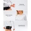 imageWomens UPF 50 Sun Shirts Long Sleeve UV Protection Rash Guard Lightweight Quick Dry Workout Hiking Tops for WomenDot Geometry