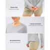 imageWomens UPF 50 Sun Shirts Long Sleeve UV Protection Rash Guard Lightweight Quick Dry Workout Hiking Tops for WomenLight Grey