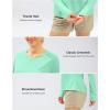 imageWomens UPF 50 Sun Shirts Long Sleeve UV Protection Rash Guard Lightweight Quick Dry Workout Hiking Tops for WomenMint Green