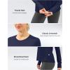 imageWomens UPF 50 Sun Shirts Long Sleeve UV Protection Rash Guard Lightweight Quick Dry Workout Hiking Tops for WomenNavy