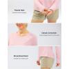 imageWomens UPF 50 Sun Shirts Long Sleeve UV Protection Rash Guard Lightweight Quick Dry Workout Hiking Tops for WomenPink