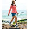 imageWomens UPF 50 Sun Shirts Long Sleeve UV Protection Rash Guard Lightweight Quick Dry Workout Hiking Tops for WomenRed
