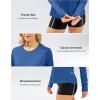 imageWomens UPF 50 Sun Shirts Long Sleeve UV Protection Rash Guard Lightweight Quick Dry Workout Hiking Tops for WomenRoyal Blue
