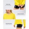 imageWomens UPF 50 Sun Shirts Long Sleeve UV Protection Rash Guard Lightweight Quick Dry Workout Hiking Tops for WomenWheat Yellow
