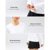 imageWomens UPF 50 Sun Shirts Long Sleeve UV Protection Rash Guard Lightweight Quick Dry Workout Hiking Tops for WomenWhite