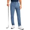 imageMens Golf Pants  30quot32quot34quot Slim Fit Stretch Lightweight Dress Pants for Men with Zipper Pockets Casual WorkSlate BlueW38 L32