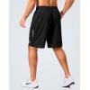 imageG Gradual Mens Gym Shorts 5quot7quot10quot with Zipper Pockets Basketball Athletic Mesh Quick Dry Shorts for Workout Running TennisBlack