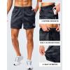 imageG Gradual Mens Gym Shorts 5quot7quot10quot with Zipper Pockets Basketball Athletic Mesh Quick Dry Shorts for Workout Running TennisCamo Black