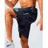 imageG Gradual Mens Gym Shorts 5quot7quot10quot with Zipper Pockets Basketball Athletic Mesh Quick Dry Shorts for Workout Running TennisCamo Black