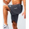 imageG Gradual Mens Gym Shorts 5quot7quot10quot with Zipper Pockets Basketball Athletic Mesh Quick Dry Shorts for Workout Running TennisDark Grey