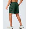 imageG Gradual Mens Gym Shorts 5quot7quot10quot with Zipper Pockets Basketball Athletic Mesh Quick Dry Shorts for Workout Running TennisDark Olive