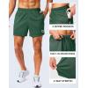 imageG Gradual Mens Gym Shorts 5quot7quot10quot with Zipper Pockets Basketball Athletic Mesh Quick Dry Shorts for Workout Running TennisDark Olive