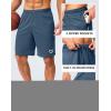 imageG Gradual Mens Gym Shorts 5quot7quot10quot with Zipper Pockets Basketball Athletic Mesh Quick Dry Shorts for Workout Running TennisDusty Blue
