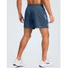 imageG Gradual Mens Gym Shorts 5quot7quot10quot with Zipper Pockets Basketball Athletic Mesh Quick Dry Shorts for Workout Running TennisDusty Blue