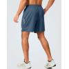 imageG Gradual Mens Gym Shorts 5quot7quot10quot with Zipper Pockets Basketball Athletic Mesh Quick Dry Shorts for Workout Running TennisDusty Blue
