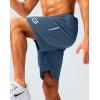 imageG Gradual Mens Gym Shorts 5quot7quot10quot with Zipper Pockets Basketball Athletic Mesh Quick Dry Shorts for Workout Running TennisDusty Blue