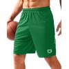 imageG Gradual Mens Gym Shorts 5quot7quot10quot with Zipper Pockets Basketball Athletic Mesh Quick Dry Shorts for Workout Running TennisForest Green