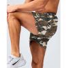 imageG Gradual Mens Gym Shorts 5quot7quot10quot with Zipper Pockets Basketball Athletic Mesh Quick Dry Shorts for Workout Running TennisGreen Camo